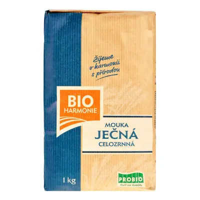 Probio Mouka ječná celozrnná jemně mletá 1kg BIO 1 kg