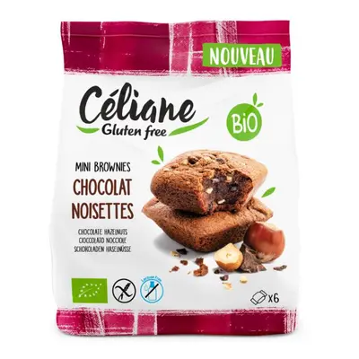 Celiane glutenfree Celiane bezlepkové čokoládové brownies s lískovými ořechy