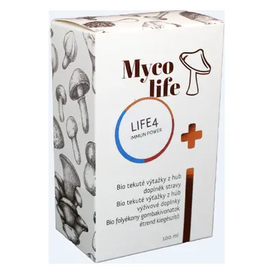 Mycolife MYCOLIFE-LIFE 4 bio Maitake, bio Reishi, bio Shiitake, 100 ml - Immun power 100 ml