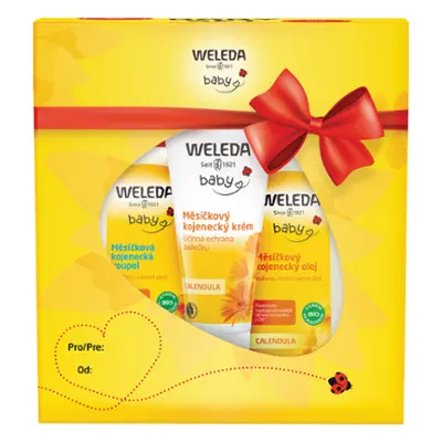 Weleda Měsíčkový dětský set 200ml+200ml+75ml