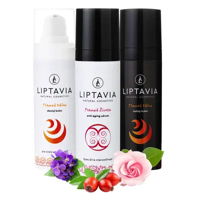 Liptavia Plamen vášně - anti-aging + denní krém zdarma 30 + 30 + 30 ml