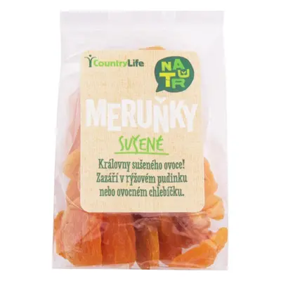 Country Life Meruňky sušené nesířené 100g 100 g