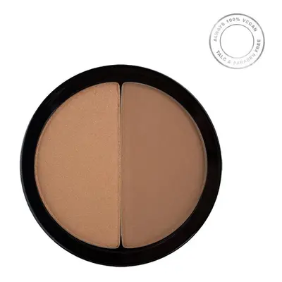 EMANI Vegan Cosmetics Perfecting Face Bronzer (Duo) - duo bronzer Copacabana (12g) 12g