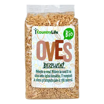 Country Life Oves bezpluchý BIO 500 g 500g