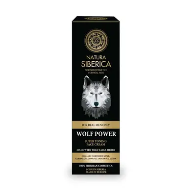 Natura Siberica Super tonizující krém na obličej Síla vlka 50 ml