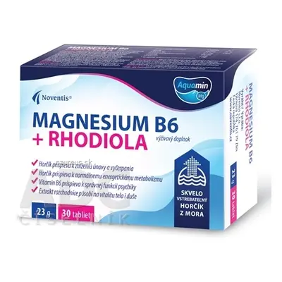 Noventis s.r.o. Noventis Magnesium B6 + Rhodiola tbl 1x30 ks