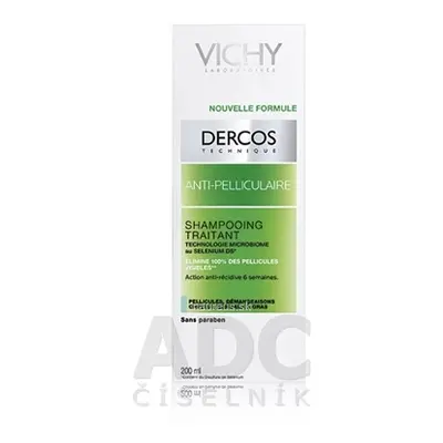 VICHY Laboratoires VICHY DERCOS ANTI-pelliculaire Šampon proti mastným lupům, normální vlasy (M0