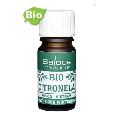 Saloos Esenciálny olej BIO citronela 5 ml 5 ml