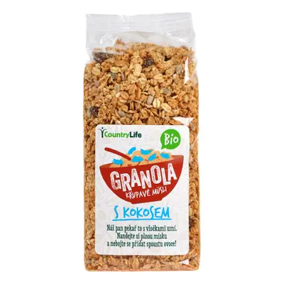 Country Life Granola - Křupavé müsli s kokosem 350 g BIO COUNTRY LIFE 350 g