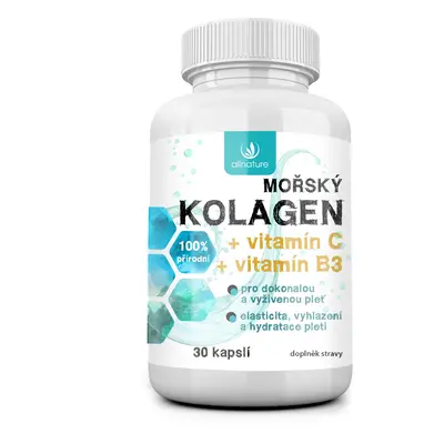 Allnature Mořský kolagen + vit. C + vit B3 30 cps. 30 cps. (nedostupné)