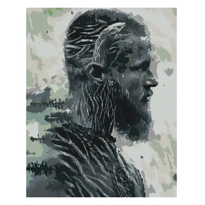 MALUJEŠ Malování podle čísel - VIKINGOVÉ - RAGNAR Rozměr: 60x80 cm, Rámování: bez rámu a bez vyp