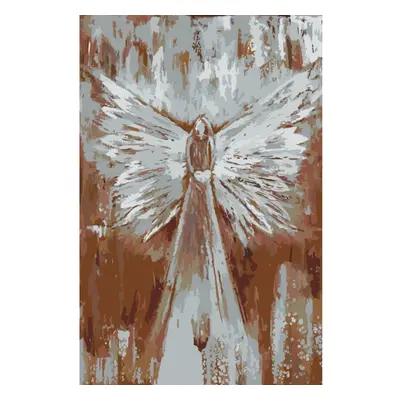 MALUJEŠ Malování podle čísel - ANDĚLÉ OD LENKY - LOVE ANGEL COPPER Rozměr: 60x80 cm, Rámování: b