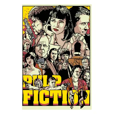 MALUJEŠ Malování podle čísel - PULP FICTION Rozměr: 40x60 cm, Rámování: bez rámu a bez vypnutí p