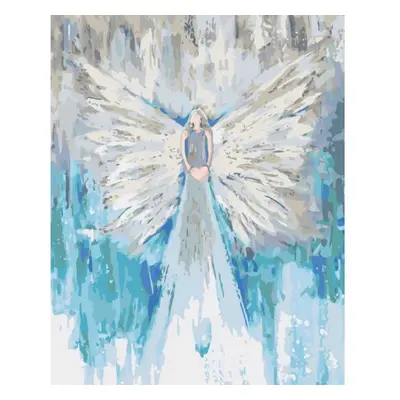 MALUJEŠ VÝPRODEJ - ANDĚLÉ OD LENKY - LOVE ANGEL - končící expirace Rozměr: 40x50 cm, Rámování: v