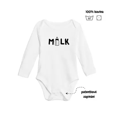 Body - Milk 3 - 6 měsíců Krátký rukáv