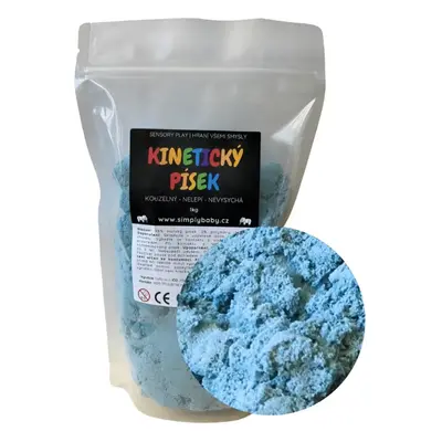 Kinetický písek 1kg Modrá 1 kg