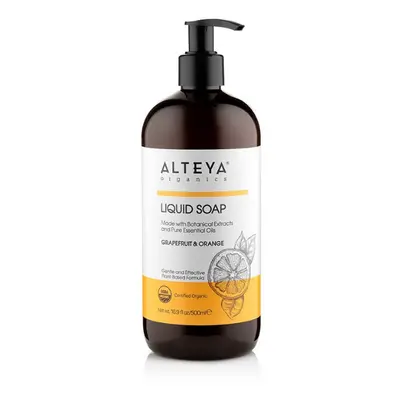 Tekuté mýdlo Grapefruit & Pomaranč Bio Alteya Organics 500 ml