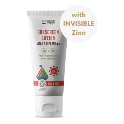 Opalovací tělové mléko v tubě Baby & Family SPF 50 WoodenSpoon 100ml