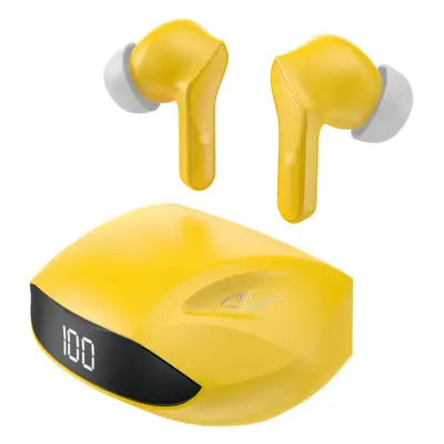 Dudao U16H TWS bezdrátová sluchátka do uší pro hráče Bluetooth 5.2 Yellow