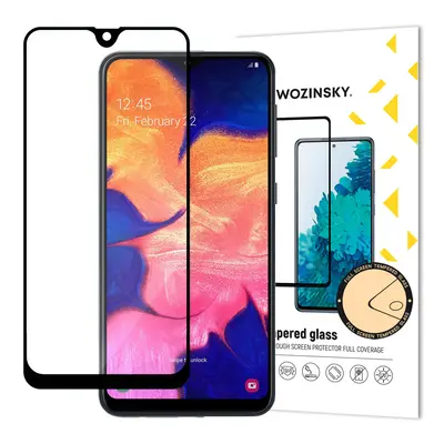 Wozinsky celoplošné temperované tvrzené sklo Samsung Galaxy A10 black