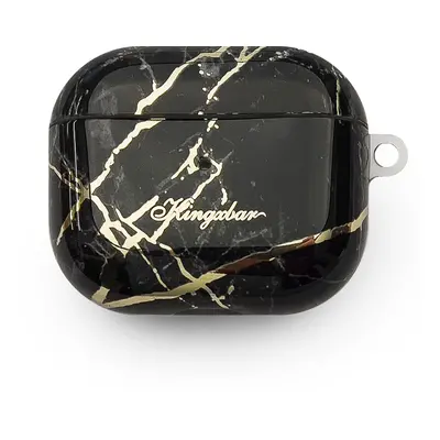 Kingxbar Marble Series pouzdro na AirPods 3. Generace Marble black