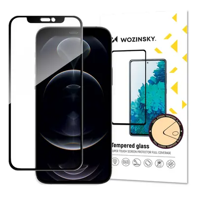 Wozinsky Celoplošně lepené tvrzené sklo 9H na iPhone 13 Mini black