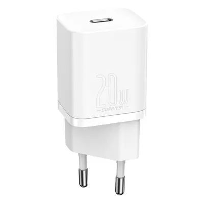 Baseus Super Si 1C rychlonabíječka USB-C 20 W PD EU White