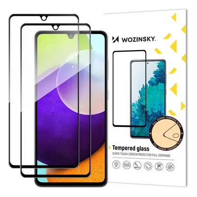 2 x KUSY Wozinsky Celoplošně lepené tvrzené sklo 9H na Samsung Galaxy A33 5G black