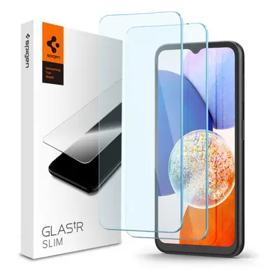 Tvrzené sklo Spigen Glass.TR Slim 2BALENÍ Samsung Galaxy A14 5G Clear