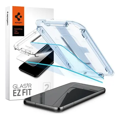 Celoplošné tvrzené sklo Spigen GLAS.TR "EZ FIT" 2BALENÍ Samsung Galaxy S23 5G Clear