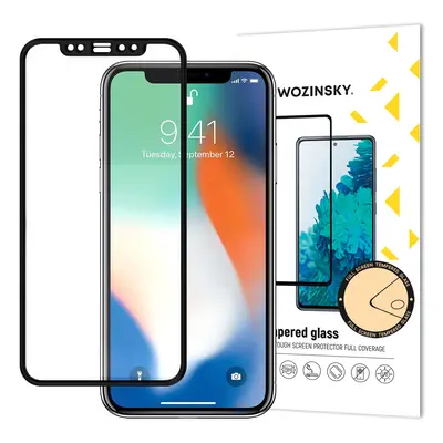 Wozinsky celoplošné temperované tvrzené sklo iPhone XR / iPhone 11 black