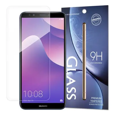 Temperované tvrzené sklo na Huawei Y7 2018 / Huawei Y7 Prime 2018 (baleno v obálce)