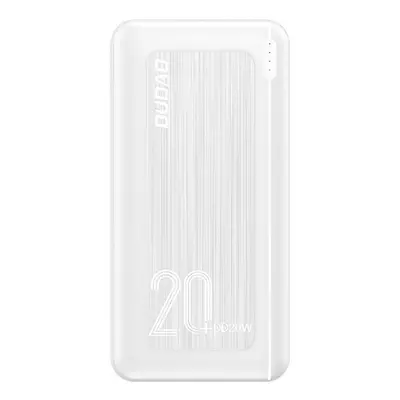 Dudao K12PQ+ powerbanka 20000mAh 2x USB QC 3.0 PD 20W White