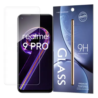 Temperované tvrzené sklo 9H na Realme 9 PRO (baleno v obálce)