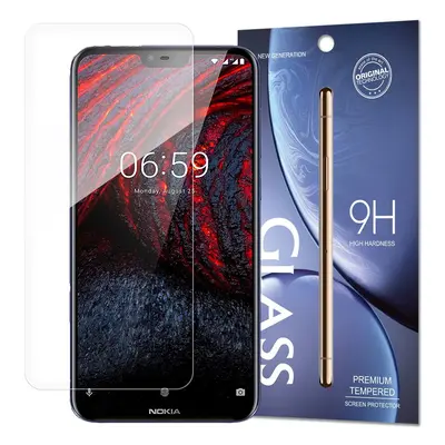 Temperované tvrzené sklo 9H pro Nokia 6.1 Plus (baleno v obálce)