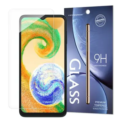 Temperované tvrzené sklo 9H na Samsung Galaxy A04s (baleno v obálce)