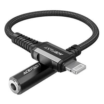 Acefast C1-05 MFI Lightning / 3.5 jack audio kabel 18cm Black