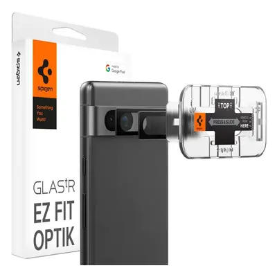 Ochrana fotoaparátu Spigen OPTIK.TR "EZ FIT" 2BALENÍ Google Pixel 7a Black