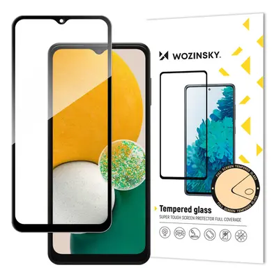 Wozinsky Celoplošně lepené tvrzené sklo 9H na Samsung Galaxy A13 4G black