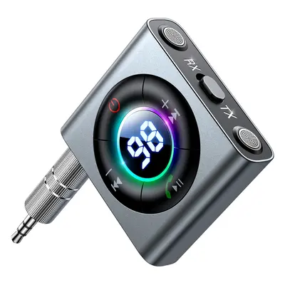 Joyroom JR-CB2 Bluetooth AUX transmitter pro auto, TV a stereo Grey