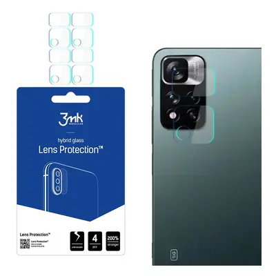 3MK ochranné sklo 7H na čočku fotoaparátu Xiaomi Redmi Note 11 PRO/11 PRO 5G 4 kusy