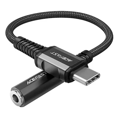 Acefast C1-07 USB-C / 3.5 jack audio kabel 18cm Black