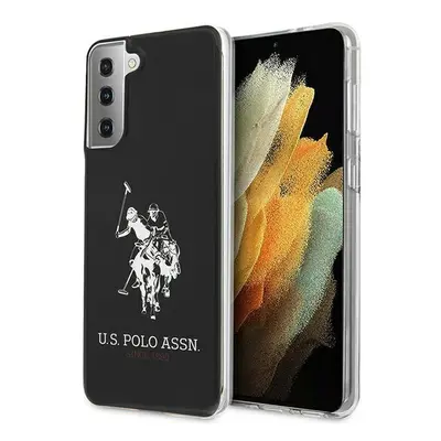 US Polo pouzdro na Samsung Galaxy S21 PLUS Black Shiny Big Logo