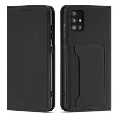 Magnet Card Case elegantní knížkové pouzdro s venkovní kapsou na Xiaomi Redmi Note 11 / Redmi No