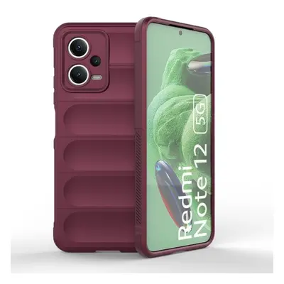 Magic Shield silikonové pouzdro na Xiaomi Redmi Note 12 5G/POCO X5 5G Burgundy