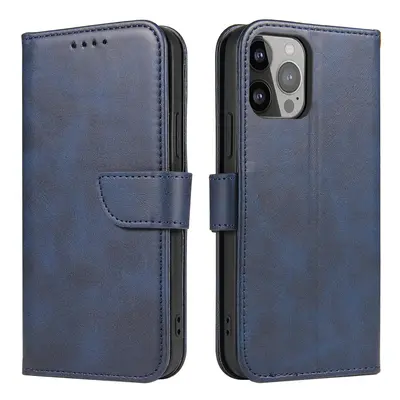 Magnet Case elegantní knížkové pouzdro na iPhone 14 PRO MAX 6.7" Blue