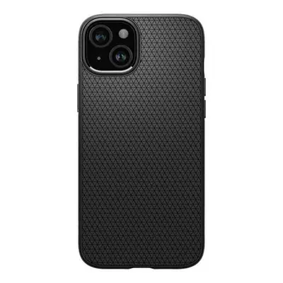 Spigen Liquid Air silikonové pouzdro na iPhone 15 6.1" Matte Black