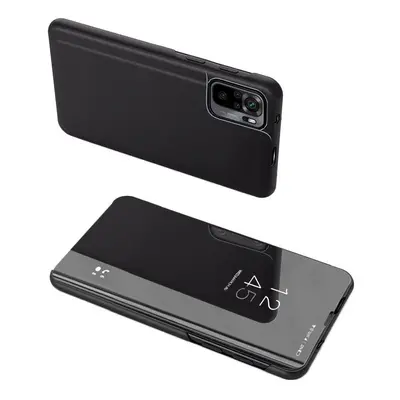 Knížkové pouzdro na Xiaomi Poco X4 NFC s průhlednou přední stranou Black