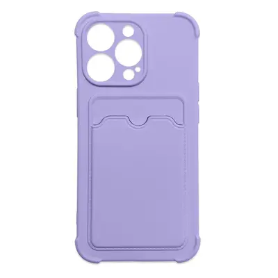 Silikonové pouzdro AirBag s kapsou na iPhone 13 Pro MAX 6.7" purple