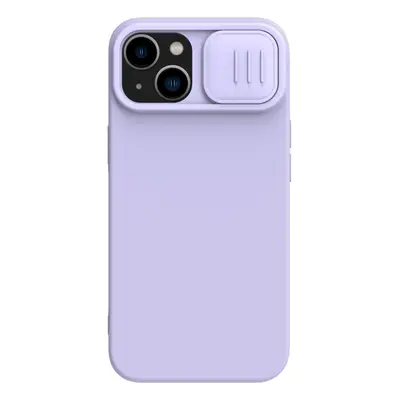 Nillkin CamShield Silky Magnetic silikonové pouzdro na iPhone 14 PLUS 6.7" Purple MagSafe